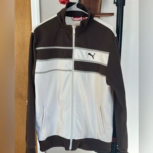 Puma men size large vintage track jacket.